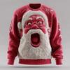Women's, and Teenagers' Ugly Christmas Sweaters, Christmas Gingerbread Man Patterned Round Neck Sportswear Y2k Clothes