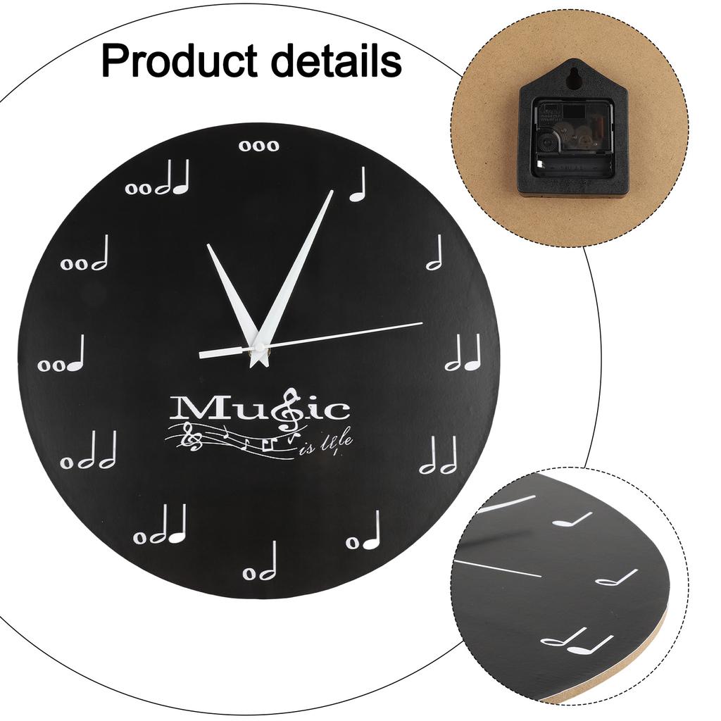 Artistic Musical Clock Design Mechanism Artistic Wall Decor 30*30cm Acrylic Home Decoration 30x30cm Wall Clock