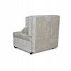 Fold-out Armchair with Sleeping Function KIMO Bedding Container Ramona Light Gray