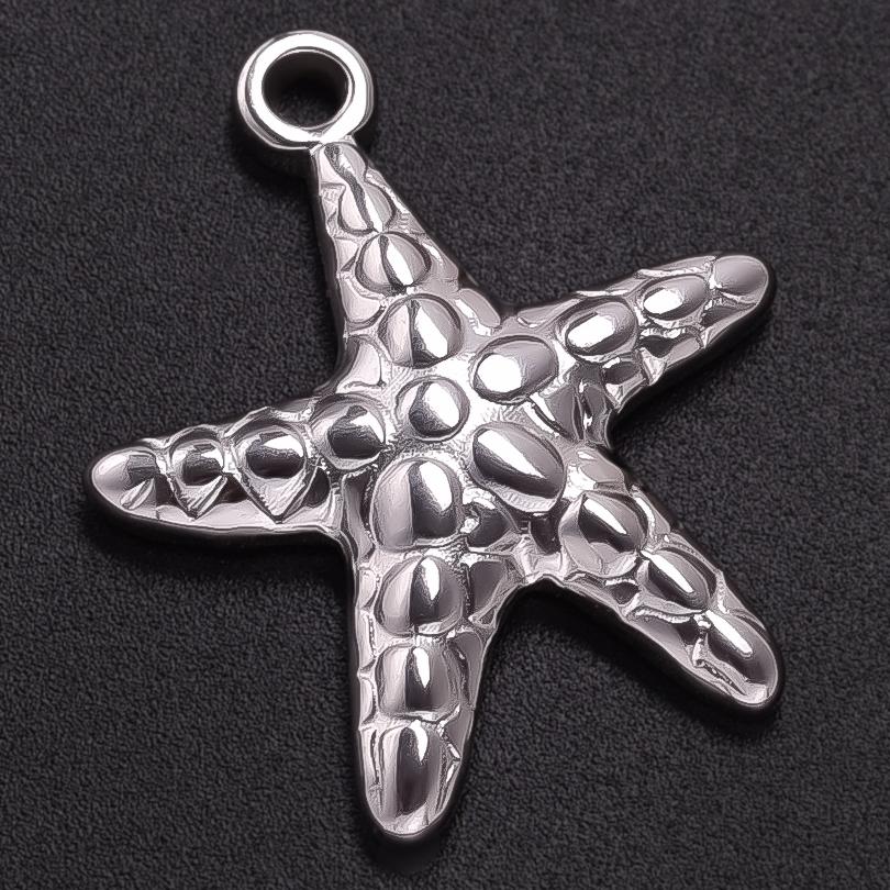 10pcs/Lot No Fade Metal Charm Sword Marine Organism Stainless Steel Pendants For Jewelry Making Supplies Animal Charms Findings