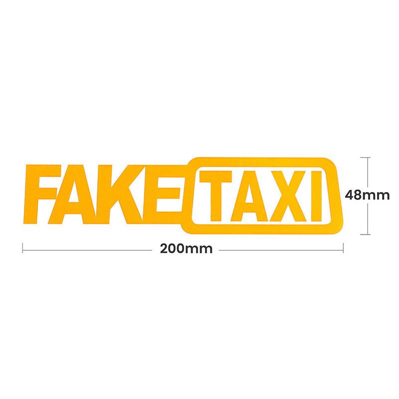 Universal FAKE TAXI Car Auto Sticker Decal Emblem Self Adhesive Vinyl For Car Funny Car Sticker