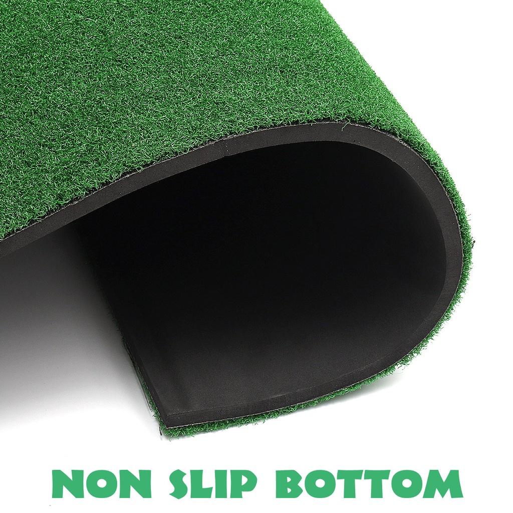 Backyard Golf Mat Indoor Residential Practice Training Golf Driving Mat Golf Hitting Mats with Rubber Tee Ball Free 125 x 100 cm