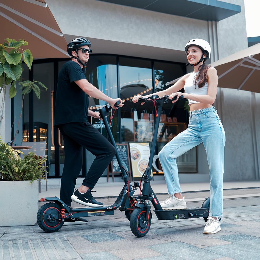 iScooter I10Pro 48V 15Ah 800W 10" Electric Scooter for Adults, 60km Range, 45km/h, E-ABS, Hub Brakes, Spring Shock Absorbers