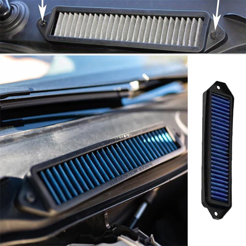 2PCS Is Suitable For BMW E82 E88 E90 E91 E92 E93 X1335i 135i 328i E-chassis The Cabin Air Hood Filter
