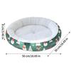 Fuzzy Cat Mat Christmas Calming Comfortable Pet Sofa Puppy Kitten Crate Kennel Bed For Home Dorm Bedroom Living Room Balcony