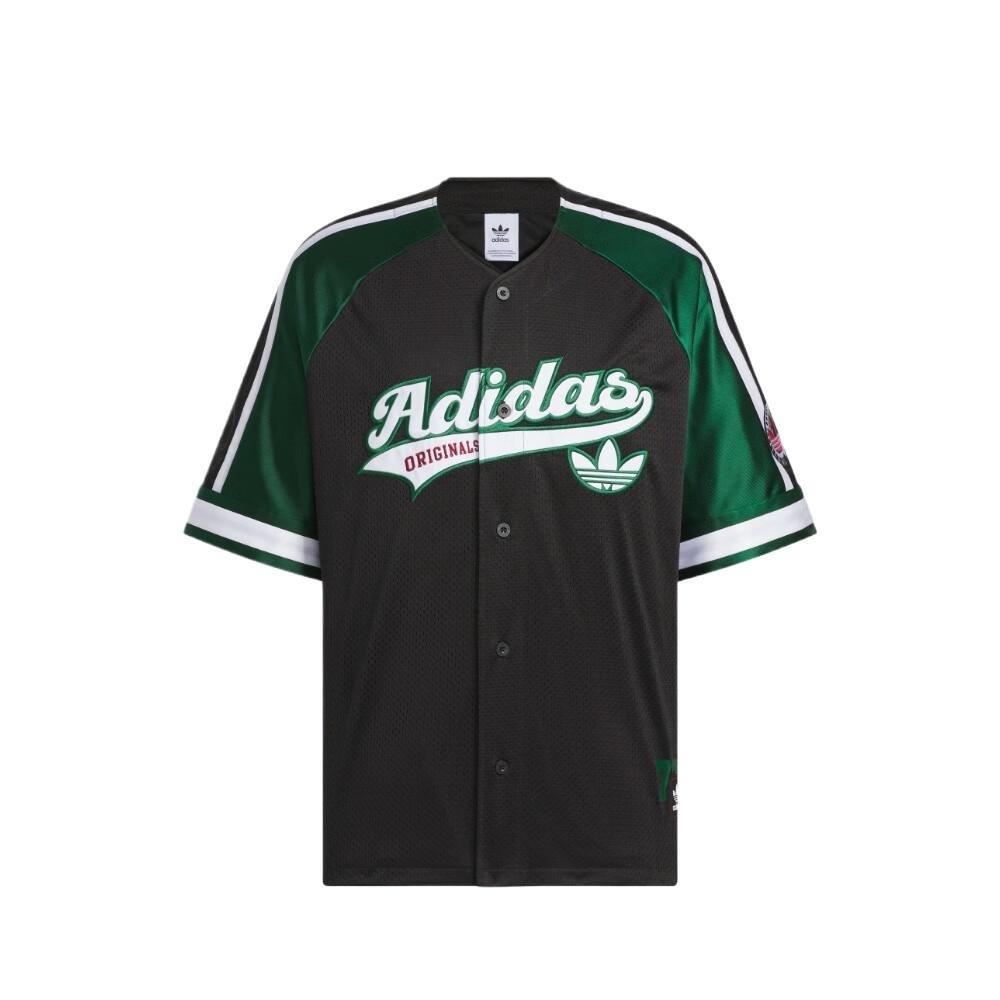 Adidas Originals RETRO UNITEFIT Shirt Unisex Black/Dark Green JN0767 XL