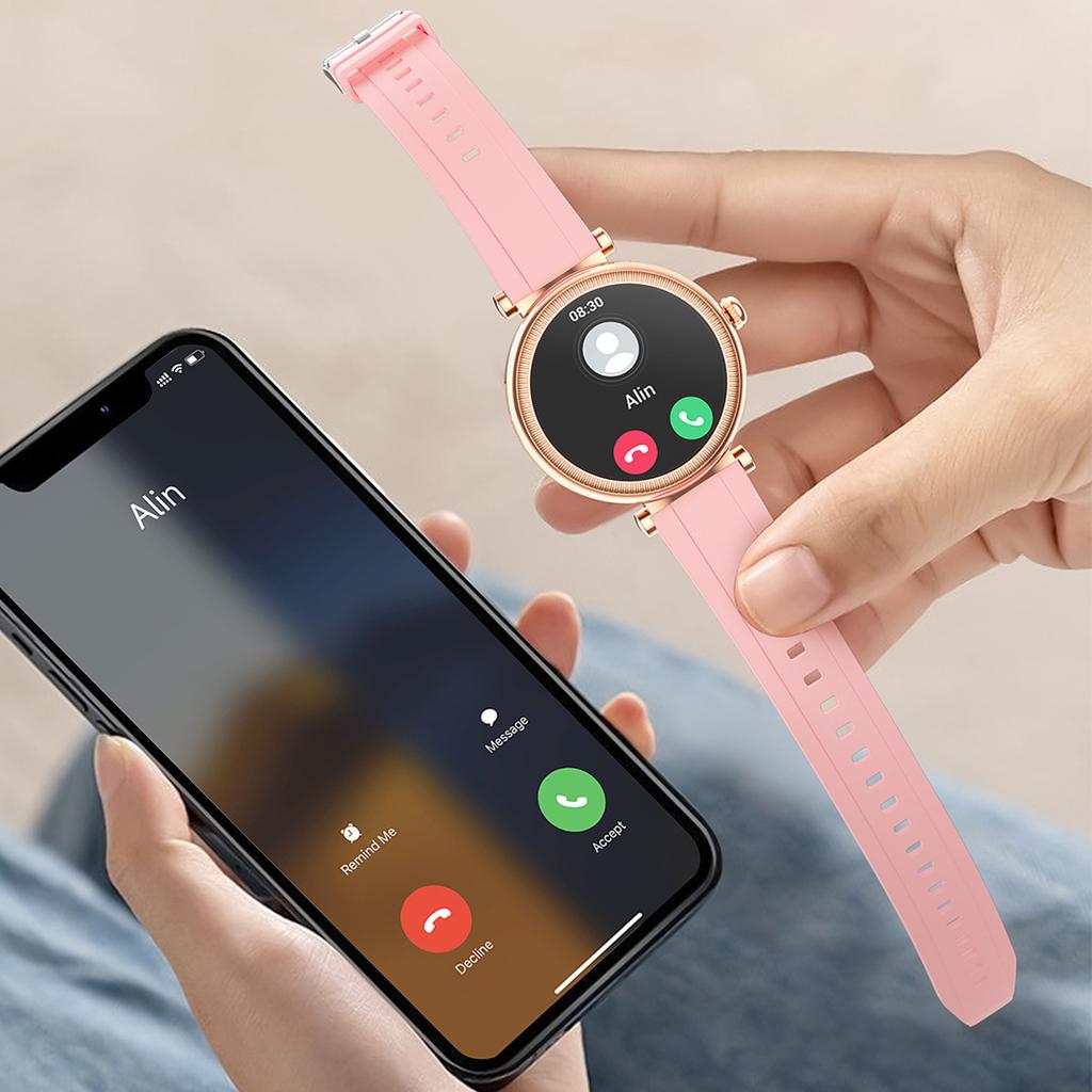 CF37 Women Smart Watch Menstrual Cycle Reminder Health Monitoring Bluetooth-compatible Call Smart Bracelet