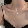 Minimalistisk Kjærlighet Halskjede Elegant kragebein anheng Hjerteform Lett krage halskjede Dame Halskjede