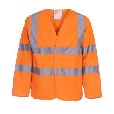 Unisex Adult Hi-Vis Long-Sleeved Waistcoat