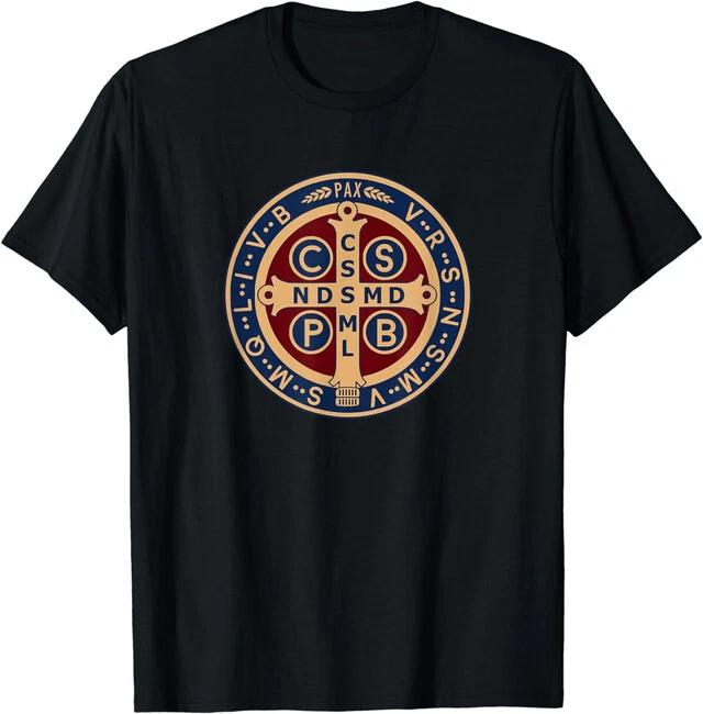 NEW LIMITED The Saint Benedict Medal Catholic T-Shirt XS