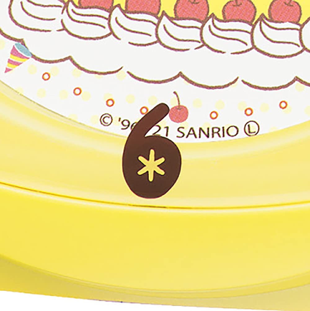Seiko Clock Alarm Clock Table Clock Character Sanrio Pompompurin Yellow Pearl CQ804Y 114×130×77mm