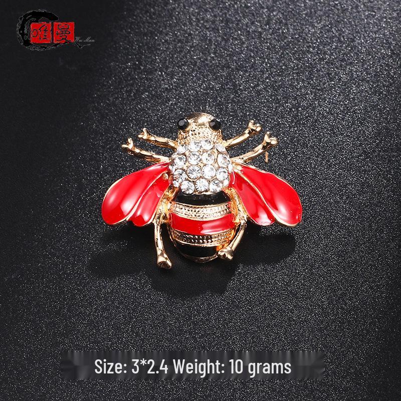 Broche Abeille: Broche Mini Insecte Mignonne pour Col ou Accessoire