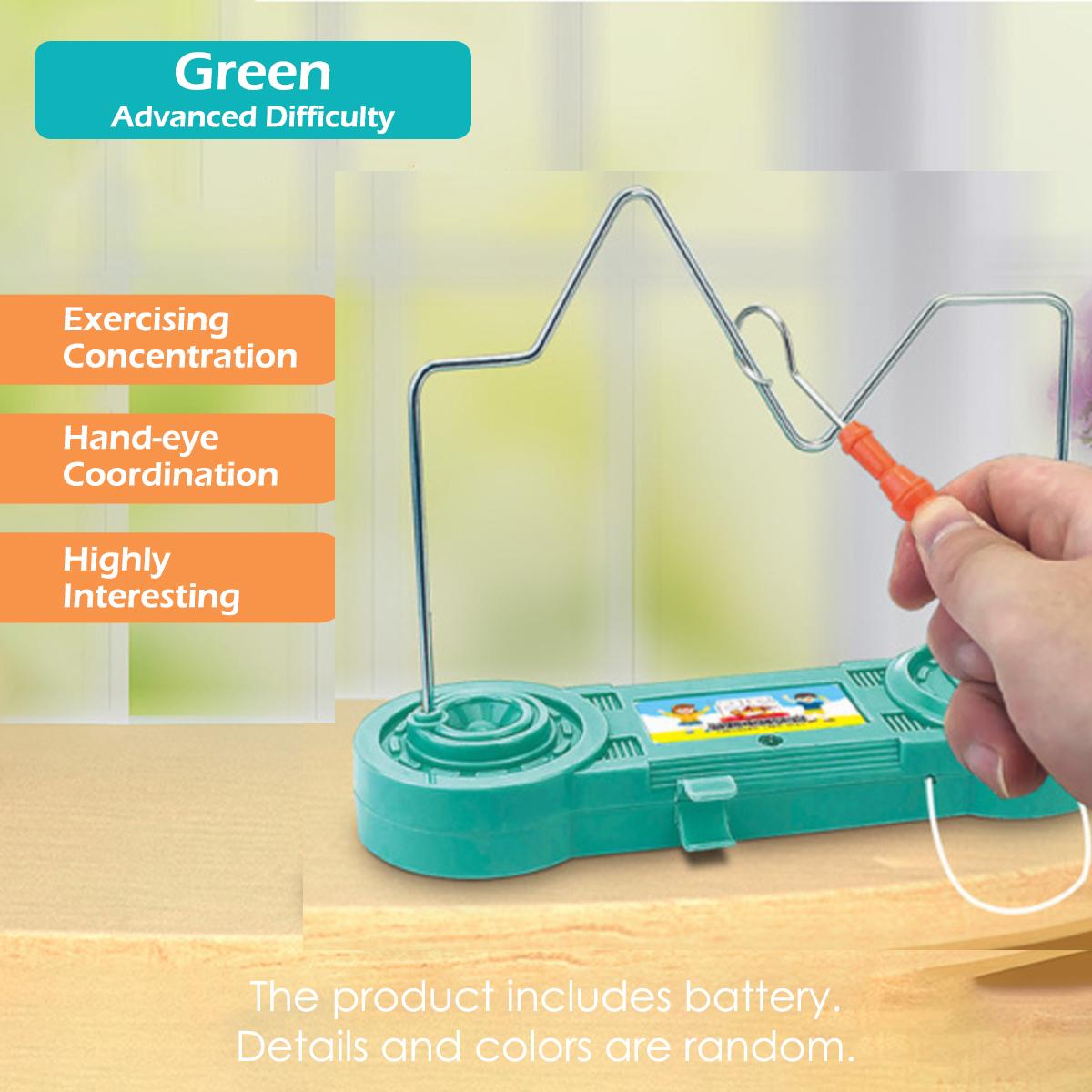 1pcs Fire Line Impact Electric Touch Maze Kids Puzzle Interactive CHILDREN S Creative Gift Focus Artifact Focus Training Game