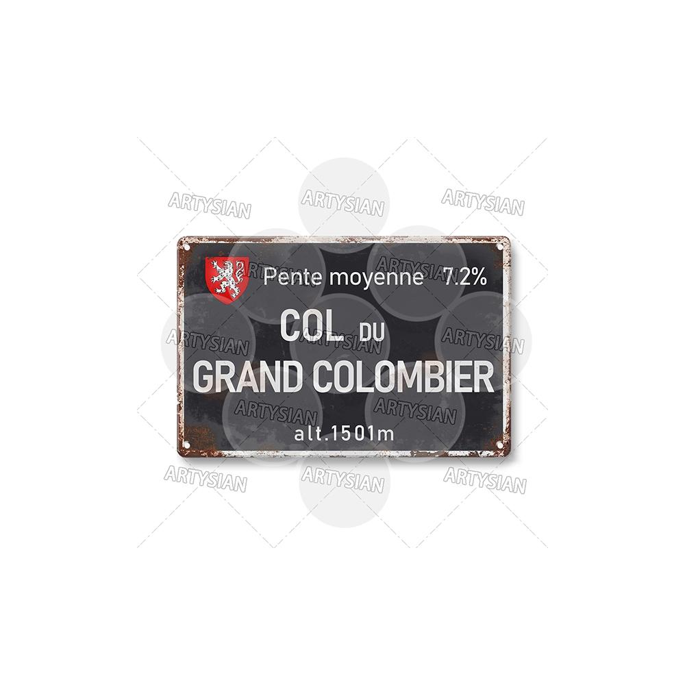 Segno Metallica Corsa Ciclistica Segnaposto Francia Croix de Fer Loze l'Iseran Peyresourde Tramassel d'Izoard Galibier Mont Ventoux