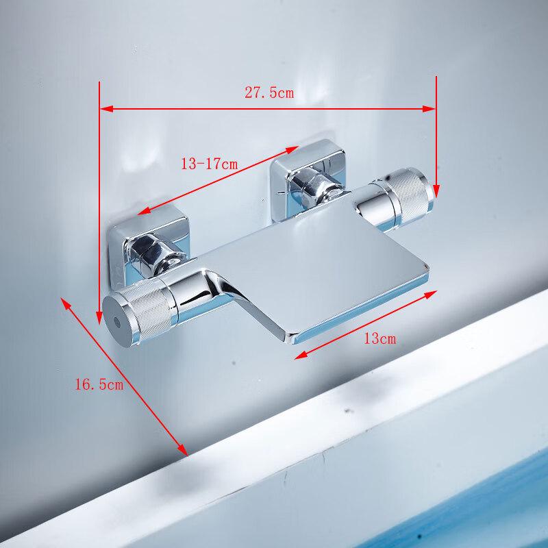 Bathroom In-Wall Bathtub Faucet with Single Function Shower Set