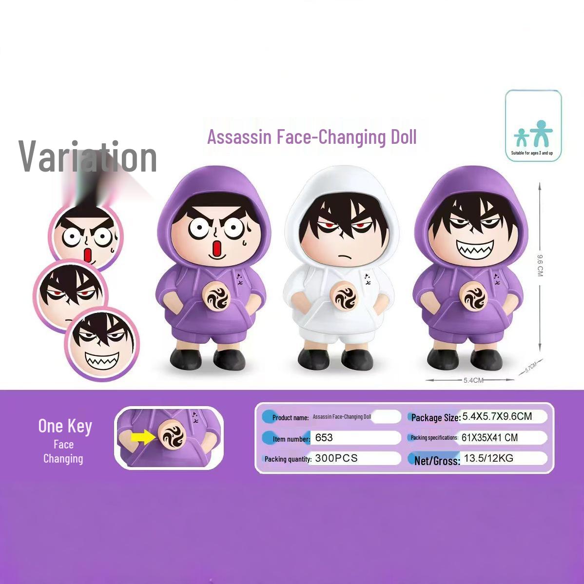 

Popular Crayon Shin-chan Face-Changing Decompression Toy