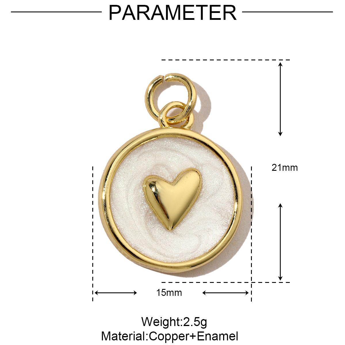 

3pcs/Lot Fashion Coper Enamel Conch Sea Turtle DIY Charms Women 18k Gold Color Shell Starfish Necklace Pendant Heart Jewelry