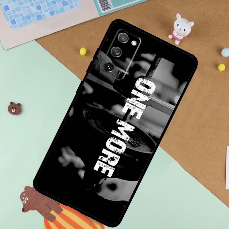 Bodybuilding Gym Fitness Soft Case For Samsung Galaxy S25 Ultra S9 S10 S20 S21 S22 S23 S24 Plus S24 FE Funda Cover