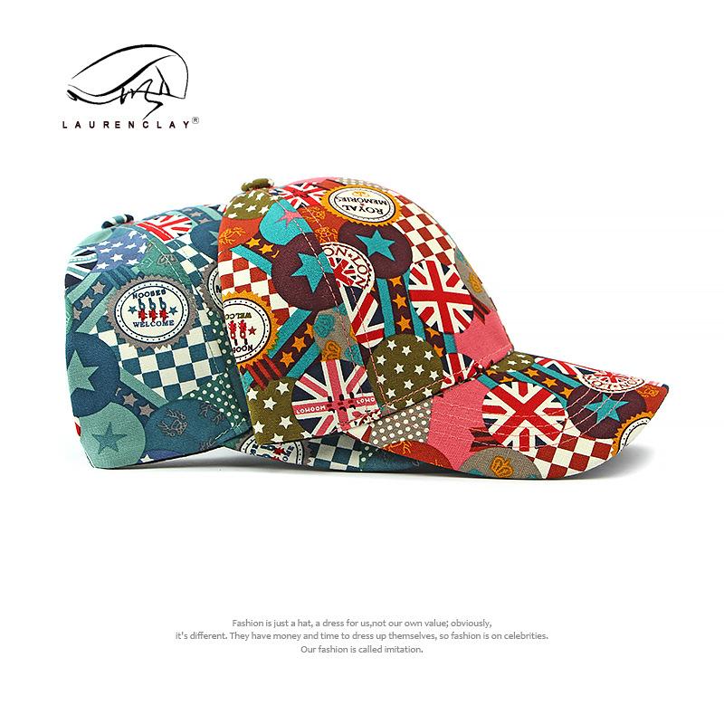 Hat Female Autumn Personality Trend Graffiti Hardtop Baseball Hat British Fashion Sunscreen Visor Peaked Hat Men