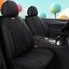 Universal Breathable Linen Car Seat Cushion - Full Surround for All Seasons, Fits Five Seats