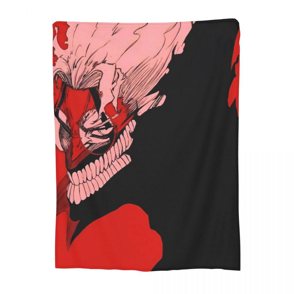 Cartoon Manga Dandadan Flannel Throw Blanket Turbo Granny Blanket for Bed Bedroom Ultra-Soft Bedding Throws