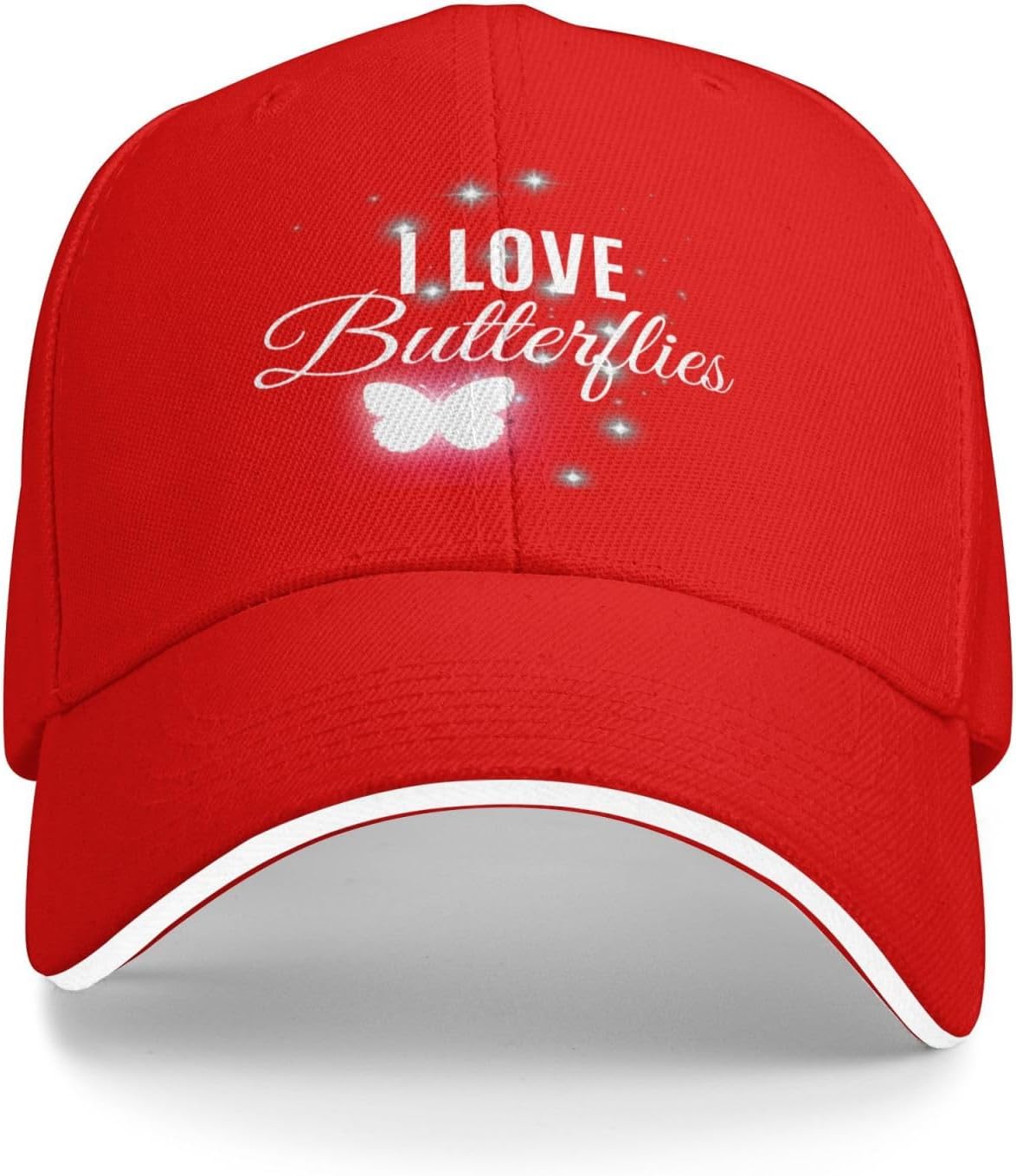 

Butterfly Lover I Love Butterflies Graphic Baseball Cap Polyester Adjustable Snapback for Adults One Size