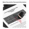ID Protector Ink Roller Wide Identity Theft Protection Confidential Roller Signature Stamp for Data Privacy 21mm