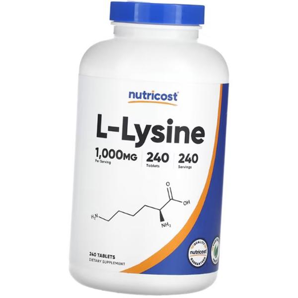 Лизин, L-Lysine 1000, Nutricost (27647005)