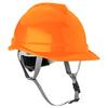 Industrial Helmet with Chinstrap, Orange