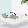 Bat Sunglasses Female Funny Ball Tide Street Shot Sunglasses Small Frame Special-Shaped Glasses Sunglasses