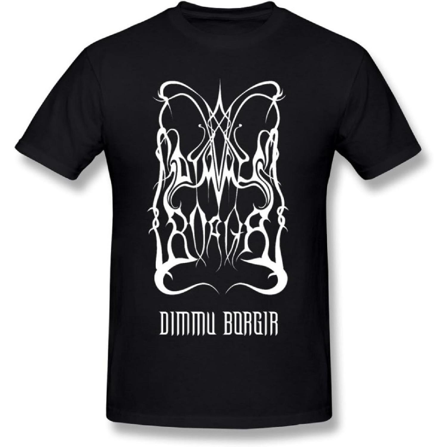 Мужские футболки с логотипом дэт-метал группы Dimmu Borgir Черные S