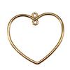 Irregular Oval Frame Connectors Moon Hammered Texture Links For Earring Making