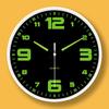 Minimalist Quartz Wall Clock With Luminous Hands For Bedroom Use