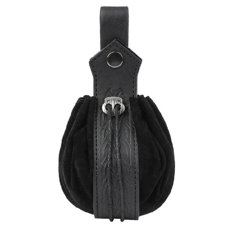 Retro Medieval Faux Leather Belt Pouch Purse Middle Ages Portable Coin Purse Belt Pouch LARP Renaissances Costumes