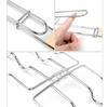 Outdoor Camping Edelstahl Faltbar Tragbar Hot Dog Grillrost Grillwurst Rostgrill Netz Grillnetz