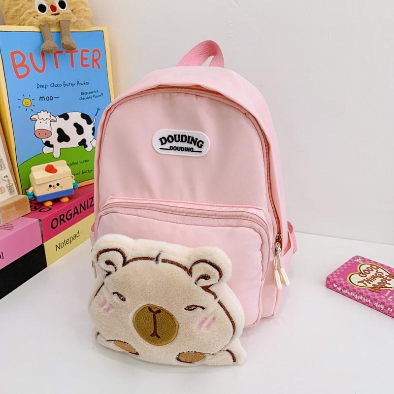 School Bag New Love Cartoon 3-6 Years Old Children's Bag Boys and Girls Preschool Light Spine Backpack