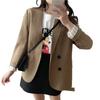 Influencer Women's Retro Korean Style Short Blazer - New Autumn 2025 Fashion