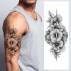 3 stuks Tijdelijke Tatoeages Realistische Tijdelijke Tatoeages Zonnebloem Sleutelhanger Ketel Met Rook Voor Volwassenen Vrouwen Dijen