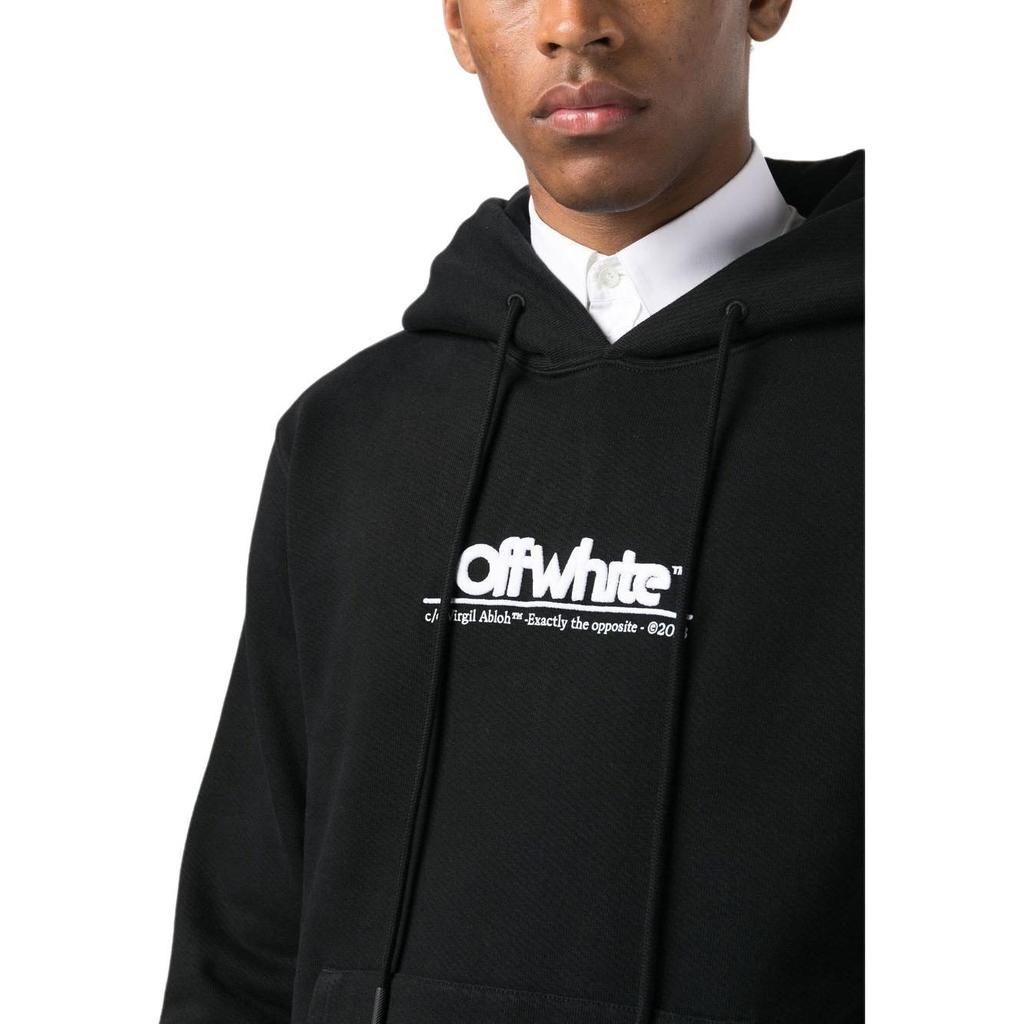 OFF WHITE Chunky Logo Hoodie OMBB097S23FLE0051001