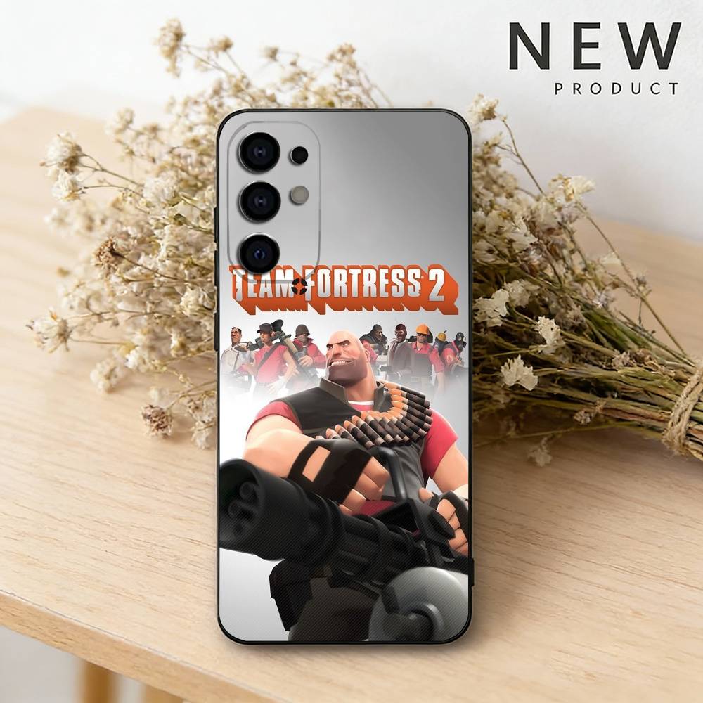 Buff Team F-Fortress 2 TF2 Phone Case For Samsung S26,25,24,21,22,23,30,20,Ultra,Plus,Fe,Lite Black Soft Cover