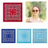 Colourful Paisleys Bandana Neckerchiefs Men Women Cashew Print Handkerchief for Sports and Cycling