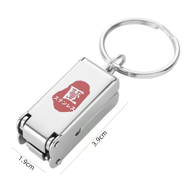 Tragbarer Kreativer Faltnagelknipser: Mini-Klapp-Manikürewerkzeug & Anhänger