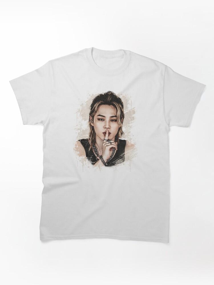 South Park BTS Jimin Ticho Vintage Grunge Grafické Klasické Unisex Tričko