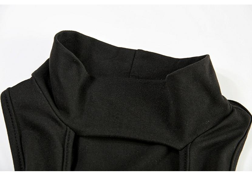 2024 Frühling/Sommer Europäisch & Amerikanisch Einfarbig Sexy Ausgeschnitten Neckholder Bodycon Bleistiftkleid
