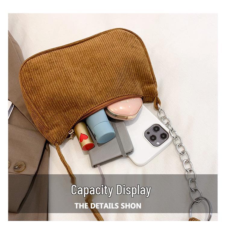 2025 Sommer Damen Vielseitige Umhänge-Ketten-Tasche – Schlichtes, Minimalistisches Ein-Schulter-Design