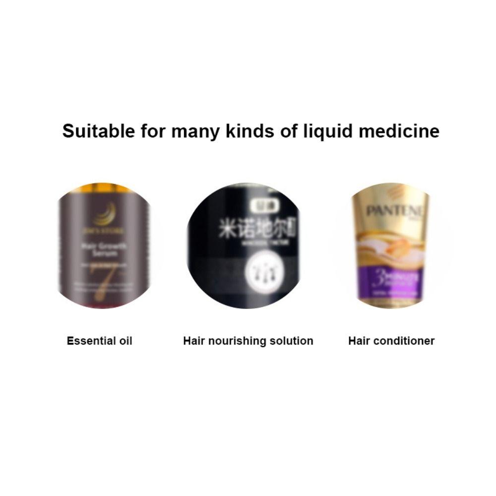 Hair Growth Serum Oil Apply Medicine Comb Liquid Guiding Comb Hair Head Massager Scalp Applicator