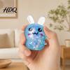 Anti-stress Fidget Toy 2Pcs Glitter Rabbit Stress Relief Toy Stretchy Clear Bunny