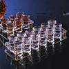 32/38mm Wine Cup Holder Transparent Shot Glasses Holder Acrylic Cup Holder  Party