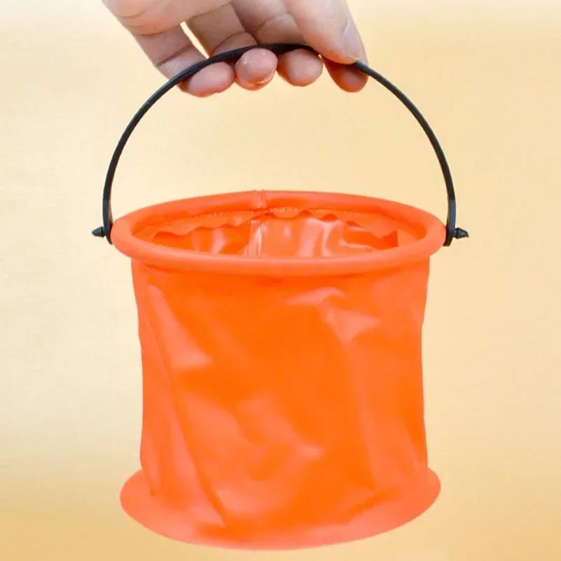 Beach Sand Bucket Toy Collapsible Bucket Gardening Tool Outdoor Pool Play Tool Kids Summer Water Fun Toy Birthday Gift