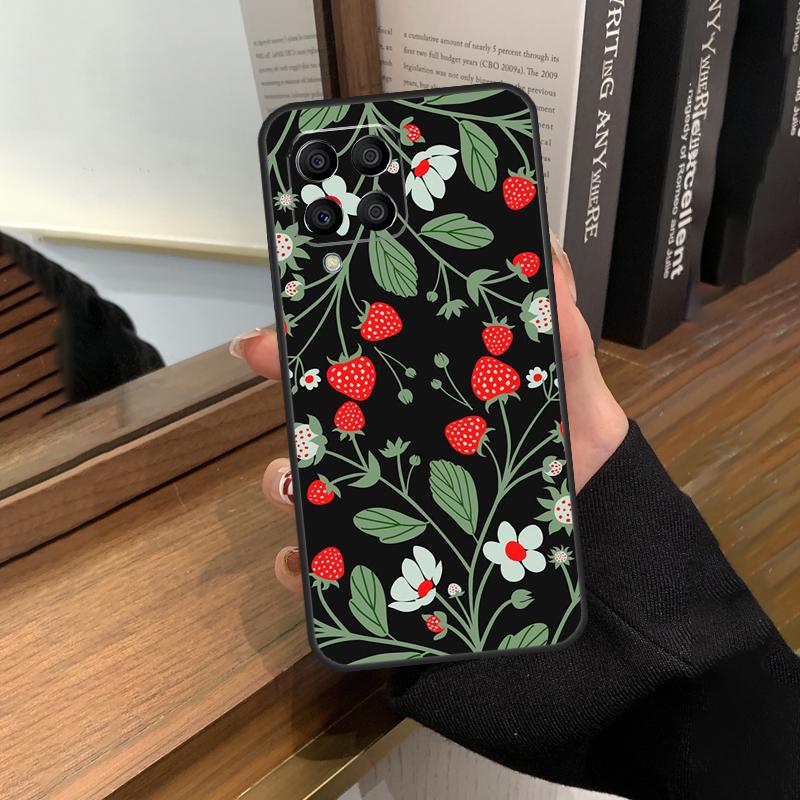 Strawberry Case For Samsung Galaxy M56 M06 M16 M36 M52 M32 M12 M54 M34 M14 M35 M55 M15 M11 M31 M13 M53